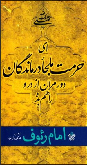 امام رئوف: ای حرمت ملجا درماندگان دور مران از در و راهم بده