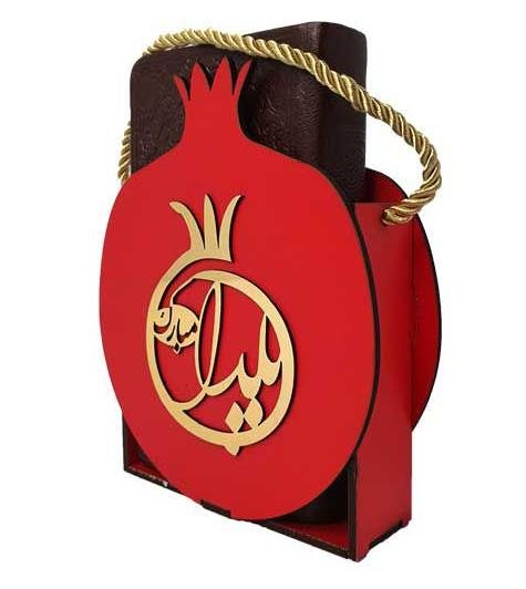 حافظ پالتویی با ساک انار