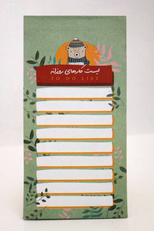 کاغذ ته چسبی تو دو لیستی دکمه بدون آهنربا طرح 7