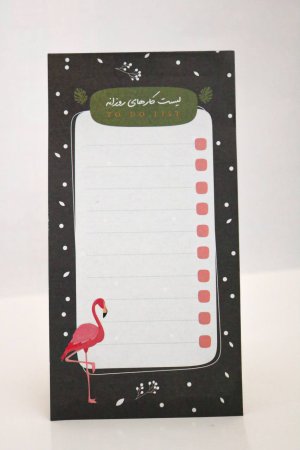 کاغذ ته چسبی تو دو لیستی دکمه بدون آهنربا طرح 2