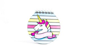 دفترچه دایره ای بزرگ دکمه طرح 1